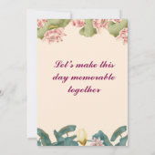 grihapravesh-ceremonie kaart (Achterkant)