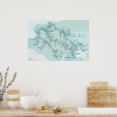 Grijalva & Cuilco 20 x 30 Poster (Keuken)