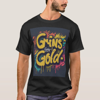 Grijns voor goud t-shirt