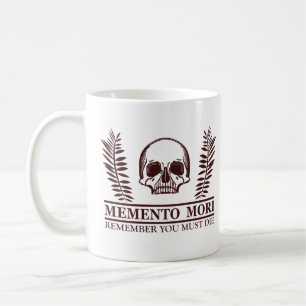 Grijp de Dag Memento Mori schedel Koffiemok