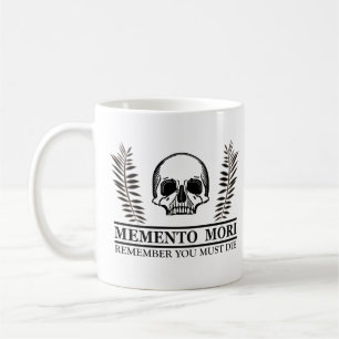 Grijp de Dag Memento Mori schedel Koffiemok