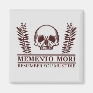 Grijp de Dag Memento Mori schedel Magneet
