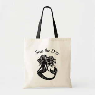 Grijp de Dag Zeemeermin Op Maat Gemaakte Boodsch Tote Bag