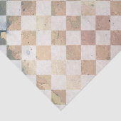 grijptegelpatroon tissuepapier (Detail)