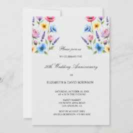 Grijs 50 jarig huwelijksjubileum kaart