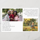 Grijs Aangepaste tekst Uw Logo 8 foto's Collage Flyer (Achterkant)