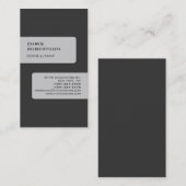 Grijs aantrekkelijk Visitekaartje (Voorkant / Achterkant)