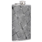 Grijs afbeelding verdeeld in rechthoek, helderheid heupfles (Rechts)