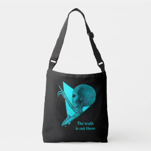 Grijs Alien, de waarheid is daarbuiten Crossbody Tas