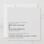 Grijs als we je kunnen knuffelen uitgestelde bruil kaart (Achterkant)