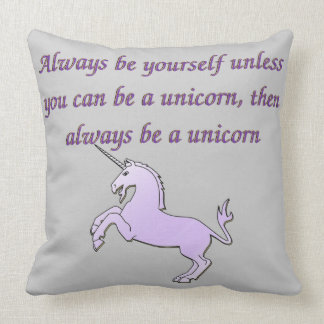 Grijs Altijd een Unicorn Pillow Kussen