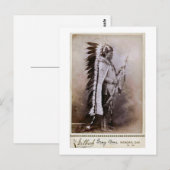 Grijs Beer 1880 Briefkaart (Voorkant / Achterkant)