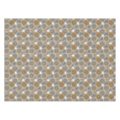 Grijs beige patroon Arabische mandala oosterse sti Tafelkleed (Voorkant (Horizontaal))