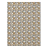 Grijs beige patroon Arabische mandala oosterse sti Tafelkleed (Voorkant)