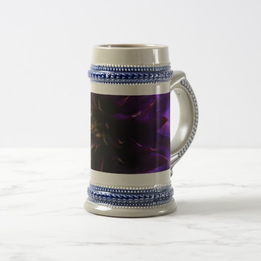 Grijs/Blauw 18 oz Stein Bierpul (Voorkant rechts)