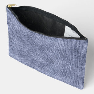 Grijs blauw denim patroon etui