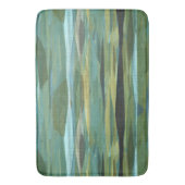 grijs blauw en groen abstract badmat (Voorkant Verticaal)