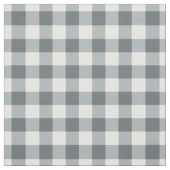 Grijs Blauw & Wit Geruit Gingham Stof (Swatch)