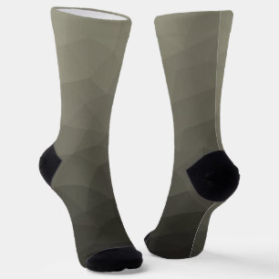 Grijs bruin leger militair verloop geometrisch gaa sokken
