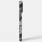 Grijs camouflage gepersonaliseerd Case-Mate iPhone case (Achterkant / Rechts)