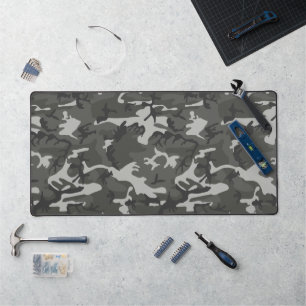 Grijs camouflagepatroon, militair patroon, leger bureaumat