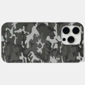 Grijs camouflagepatroon, militair patroon, leger Case-Mate iPhone case (Achterkant (horizontaal))