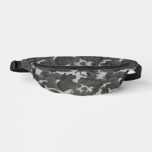Grijs camouflagepatroon, militair patroon, leger heuptasje
