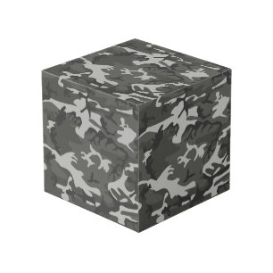 Grijs camouflagepatroon, militair patroon, leger kubus