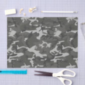 Grijs camouflagepatroon, militair patroon, leger tissuepapier (Craft)