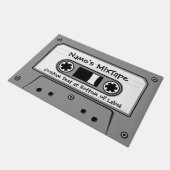 Grijs Cassettebandje audio Deurmat (Schuin)