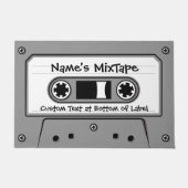 Grijs Cassettebandje audio Deurmat (Voorkant)
