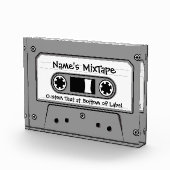 Grijs Cassettebandje audio Fotoblokken (Rechts)