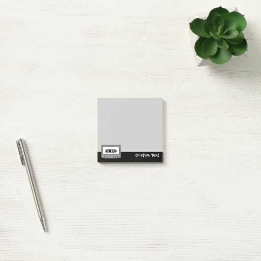 Grijs Cassettebandje audio Post-it® Notes (Kantoor)