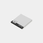 Grijs Cassettebandje audio Post-it® Notes (Schuin)