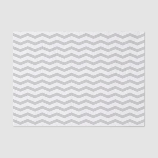 Grijs chevron patroon bruiloft cadeau tissue papie tissuepapier (Voorkant)