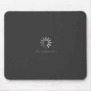 grijs computerbelastingssymbool mousepad muismat