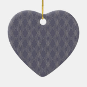 Grijs, cool, trendy, eenvoudig, modern zigzag patr keramisch ornament