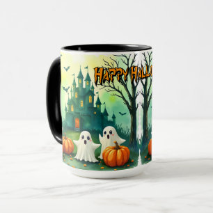 Grijs Cute Populaire Halloween Collectie Mok