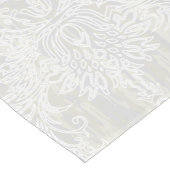 grijs Damaspatroon Korte Tafelloper (Hoek)