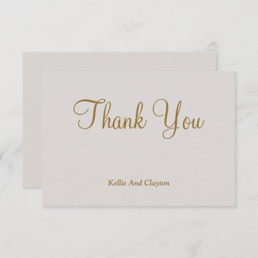 Grijs Dank je wel (Voorkant / Achterkant)