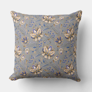 Grijs en blauw moderne elegant kussen