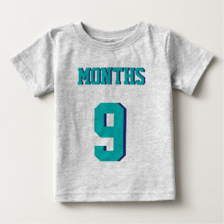 Grijs en Blauwgroen Baby | Sport Jersey Design