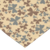 Grijs en Bruin Shamrock Patroon Tafelkleed (Gekanteld)