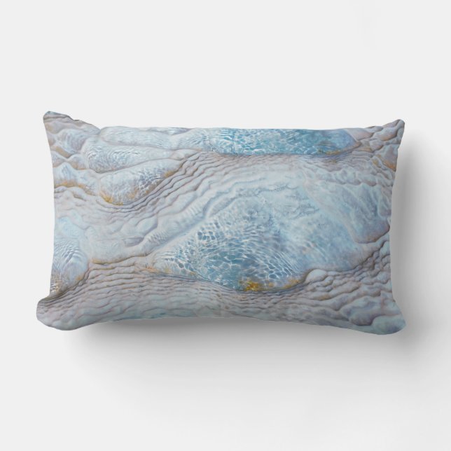 Grijs en bruine dikke huid kussen (Voorkant)