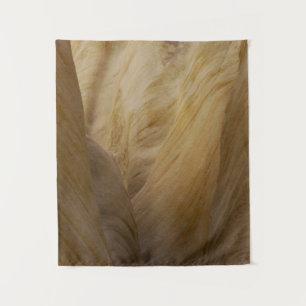 Grijs en geel steen wandkleed