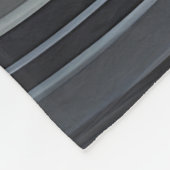 Grijs en Goud Abstract Ontwerp Fleece Deken (Hoek)