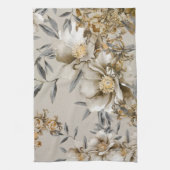 Grijs en Goud Theedoek (Verticaal)