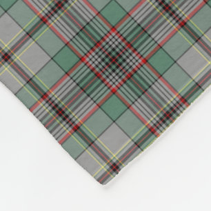 Grijs en Groen Craig Clan Tartan Fleece Deken