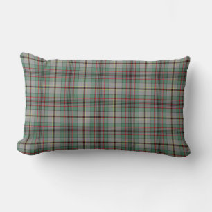 Grijs en groene Clan Craig Schotse plaid Kussen