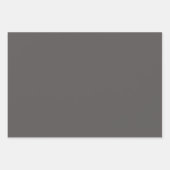 Grijs en Sinaasappel Inpakpapier Vel (Voorkant 3)